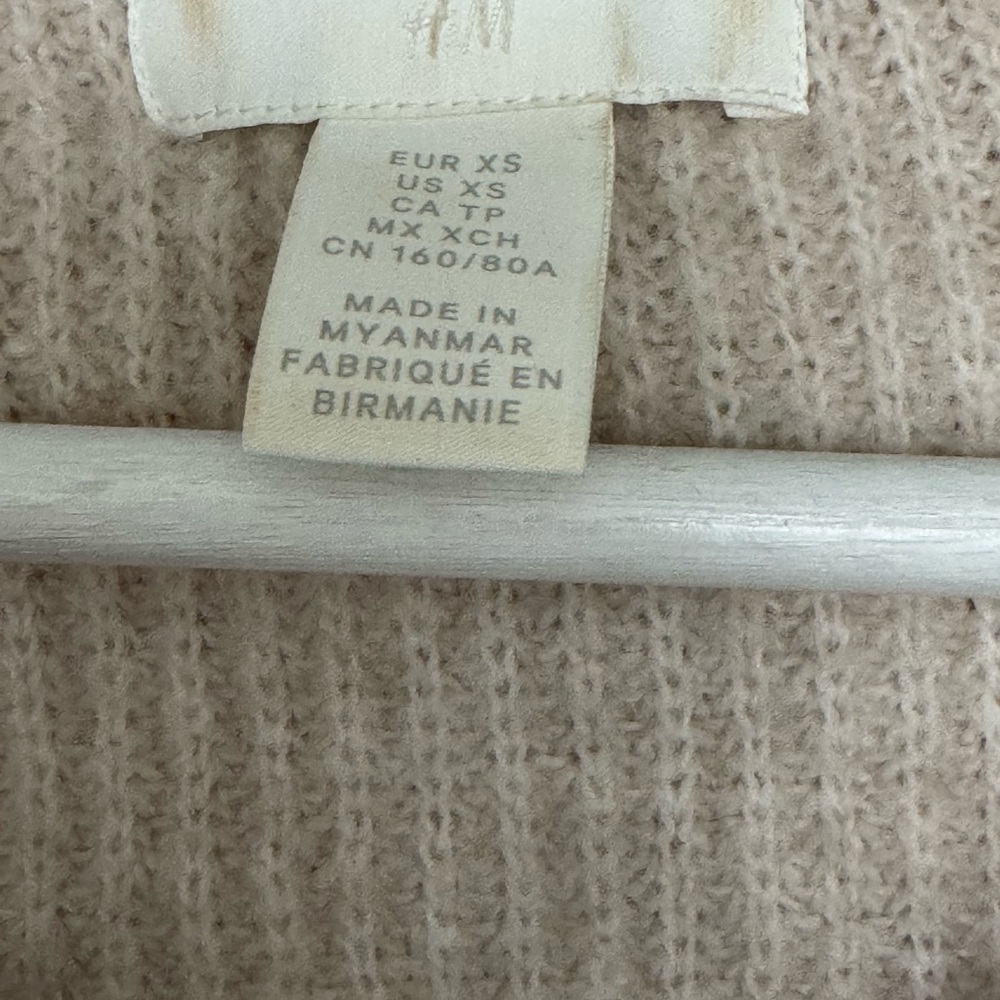 H&M Cream Ruffled Cardigan - Picture 3 of 5